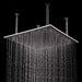 Cascada Showers 40" Square Ceiling Mount Rainfall Shower Head, include Shower Arm - Alternate View