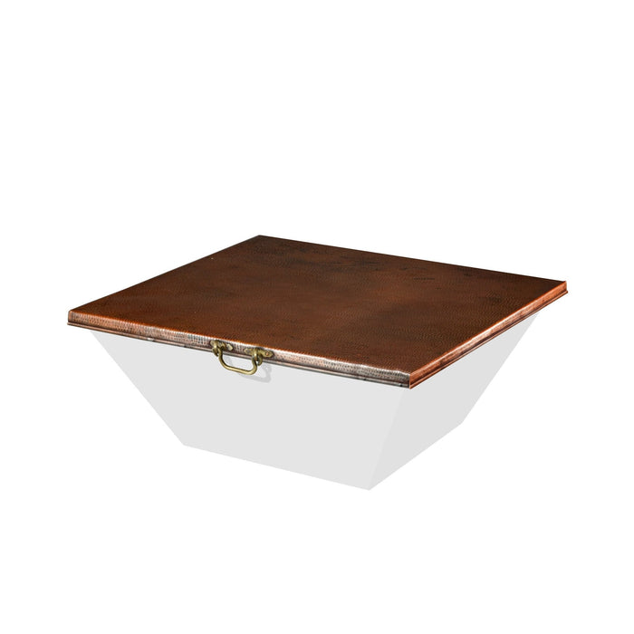 Moreno 30" W Square Copper Fire Pit Lid - MORENO-TOP-30SQR by Starfire Designs Starfire Designs