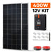 Green Vista Living Rich Solar - 400 Watt Solar Kit - Side View