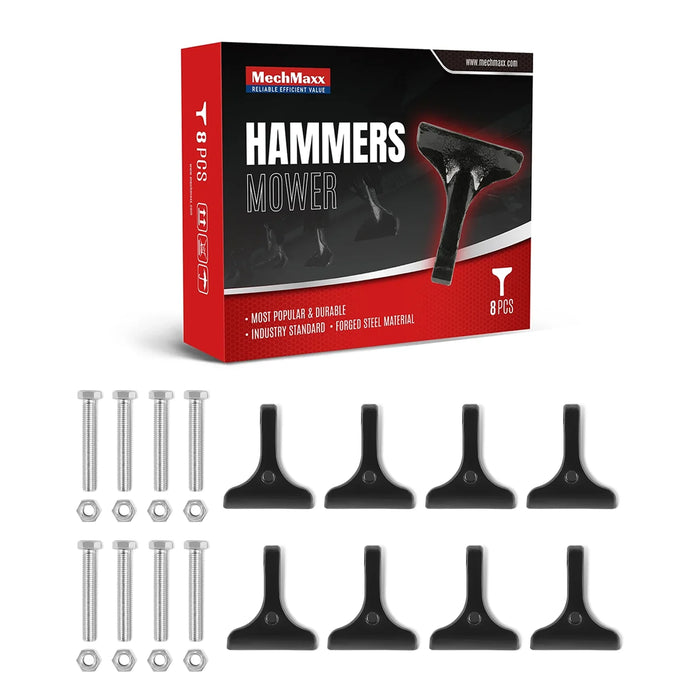 ( 1 Pack / 8 Pcs ) Hammers for Mowers SSFM-70; ERM80 and EFS Series (SKU: 150134;150134G;150135;150135G;150136; 150149; 150150; 150209)