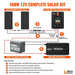 Green Vista Living Rich Solar - 400 Watt Complete Solar Kit - Detail View