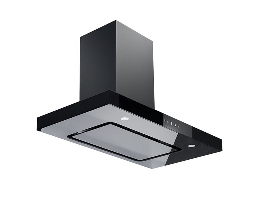 Victory Range Hoods 36 Inch 600 CFM Black Wall Mount Range Hood - VICTORY SV400Z-BK