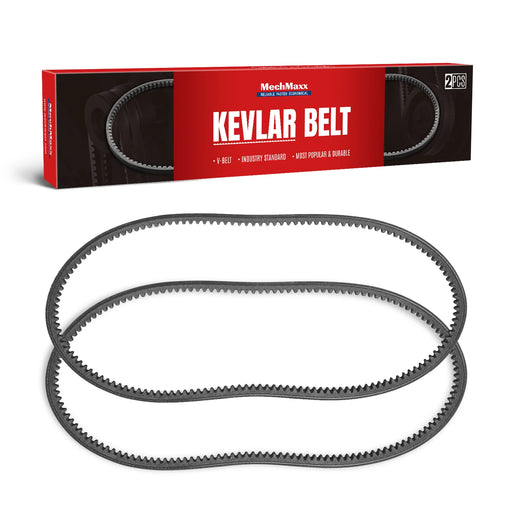 ( 1 Pack / 2 Pcs ) Kevlar V-belts for Wood Chipper GS650, 13x935La (SK