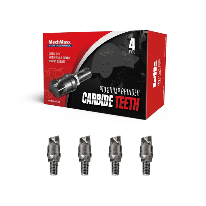 🎁 [ 1 Pack / 4 Pcs ] Teeth for Stump Grinder SG24; SG61;  1 Pack 4 tee