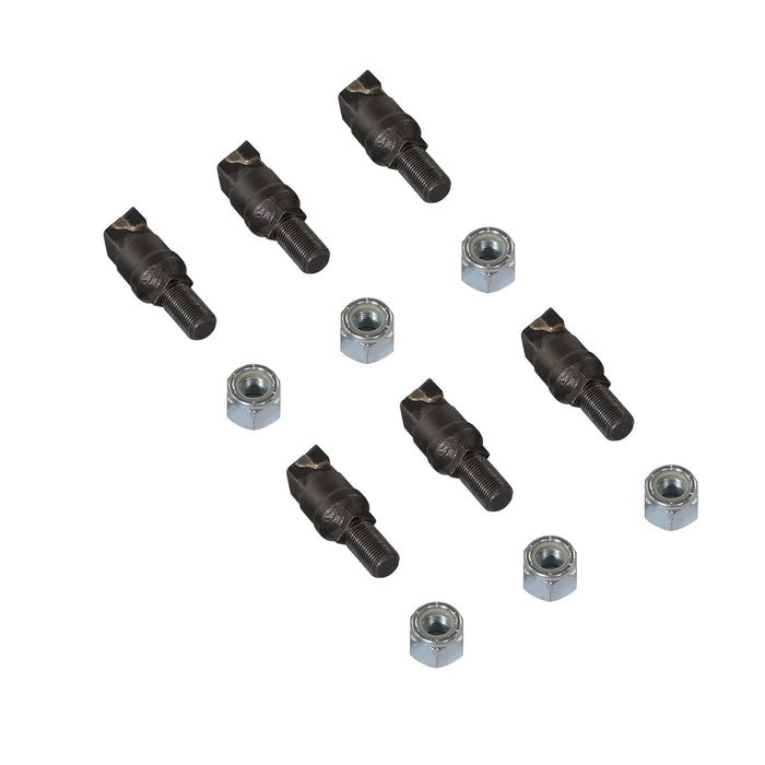 ( 1 Pack / 6 Pcs ) Teeth and Nut for Stump Grinder SG24; SG61, 1 Pack — lifestyle view