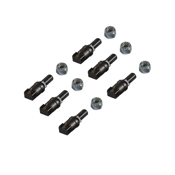 ( 1 Pack / 6 Pcs ) Teeth and Nut for Stump Grinder SG24; SG61, 1 Pack — dimensions diagram