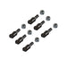 ( 1 Pack / 6 Pcs ) Teeth and Nut for Stump Grinder SG24; SG61, 1 Pack — dimensions diagram