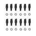 (1 Pack / 12 Pcs) Teeth and Nuts for Stump Grinder SG24; SG24PRO; SG28; SG30PRO; SG61, (SKU: 150151;150151G;150181;150181G;150182;150182G;150183;150183G;150501)