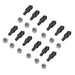 (1 Pack / 12 Pcs) Teeth and Nuts for Stump Grinder SG24; SG24PRO; SG28; SG30PRO; SG61, (SKU: 150151;150151G;150181;150181G;150182;150182G;150183;150183G;150501)