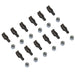 (1 Pack / 12 Pcs) Teeth and Nuts for Stump Grinder SG24; SG24PRO; SG28; SG30PRO; SG61, (SKU: 150151;150151G;150181;150181G;150182;150182G;150183;150183G;150501)