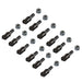 (1 Pack / 12 Pcs) Teeth and Nuts for Stump Grinder SG24; SG24PRO; SG28; SG30PRO; SG61, (SKU: 150151;150151G;150181;150181G;150182;150182G;150183;150183G;150501)