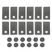 ( 1 Pack / 12 Pcs )Blades for Disc Mower(SKU: 150232）