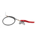 Red Throttle Handle and Throttle Cable for Portable Sawmill SM26, SM32 ( SKU: 150166; 150166D6; 150167; 150167K4; 150167D6; 150167K6; 150167H6)