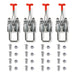( 1 Pack / 4 Pcs ) Folding Clasp for Wood Chipper GS1500;  PGS1500; P4206; P4205; B150; B200