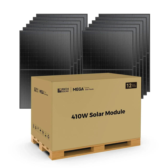 Green Vista Living Rich Solar MEGA 410 Watt Solar Panel | Premium Grid-tie or Off-grid Solar Panel for... - Lifestyle View