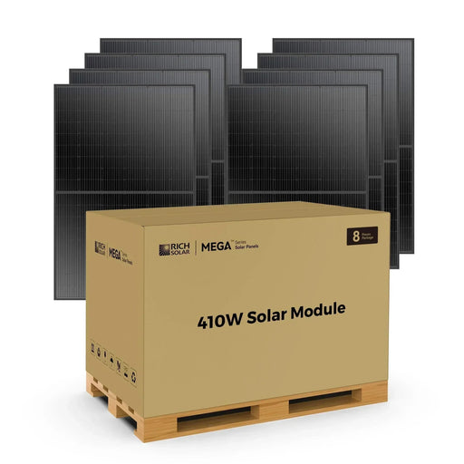 Green Vista Living Rich Solar MEGA 410 Watt Solar Panel | Premium Grid-tie or Off-grid Solar Panel for Residential...