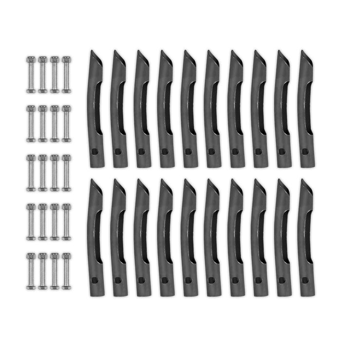 ( 1 Pack / 20 Pcs ) 1" x 5" Spoon Coring Plugs for 3 Point Drum Plug Aerator, DLA50; DLA60 (SKU: 150270; 150271)
