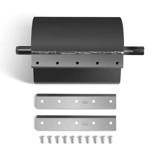 Cutter Barrel and 2 Blades for Wood Chipper P4206 - MechMaxx