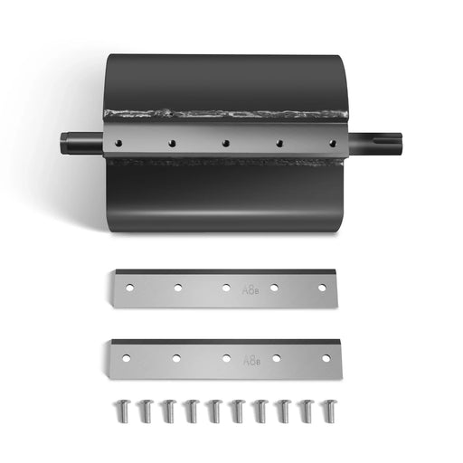 Cutter Barrel and 2 Blades for Wood Chipper GS1500 (SKU: 110200, 11020