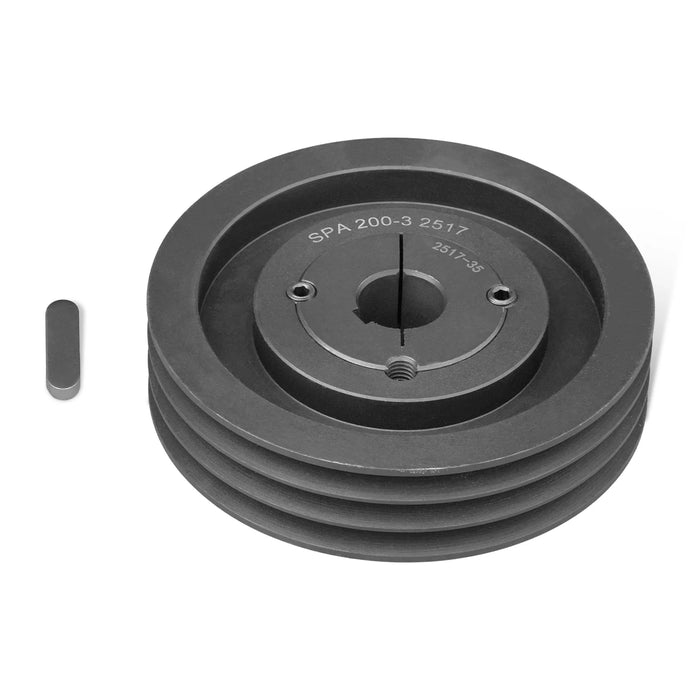 Tapered Bushing Pulley for B200 Honda Engine (SKU: 110811) — angle view