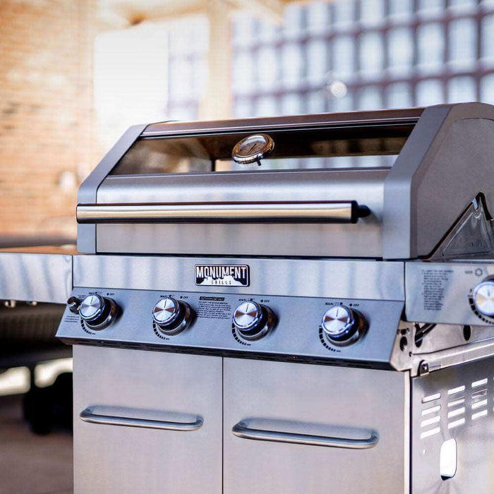 Monument Grills 41847NG | Stainless Natural/Propane Gas Grill - Alternate View