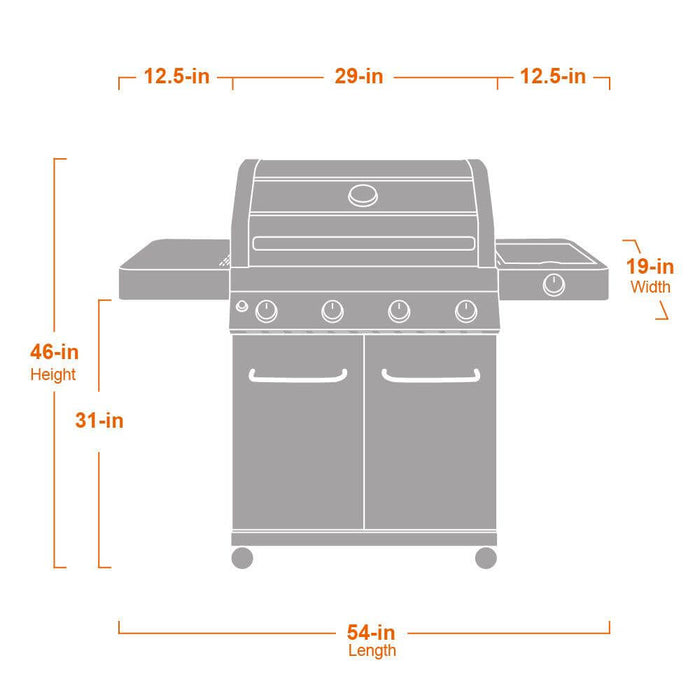 Monument Grills 41847NG | Stainless Natural/Propane Gas Grill - Product Image 8