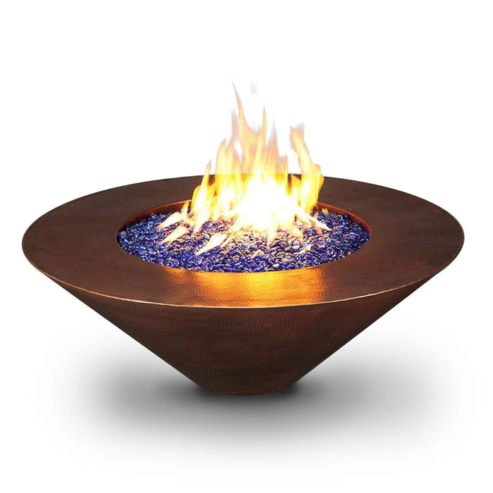 Cono Moreno 42" W Round Copper Fire Pit - MORENO-CONO-4215 by Starfire Designs Starfire Designs