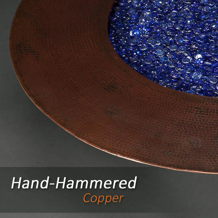 Cono Moreno 42" W Round Copper Fire Pit - MORENO-CONO-4215 by Starfire Designs Starfire Designs