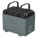 Epoch 24V 100Ah LiFePO4 battery — size comparison