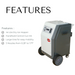 SANITMAX SM2000 Dry Ice Blasting Machine, 44 lbs Dry Ice Hopper, Hand Control Spray Gun Kit, 5 Nozzles - Detail View