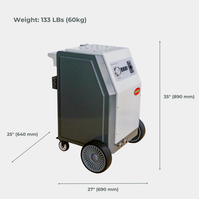 SANITMAX SM2000 Dry Ice Blasting Machine, 44 lbs Dry Ice Hopper, Hand Control Spray Gun Kit, 5 Nozzles - Close-Up
