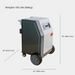 SANITMAX SM2000 Dry Ice Blasting Machine, 44 lbs Dry Ice Hopper, Hand Control Spray Gun Kit, 5 Nozzles - Close-Up