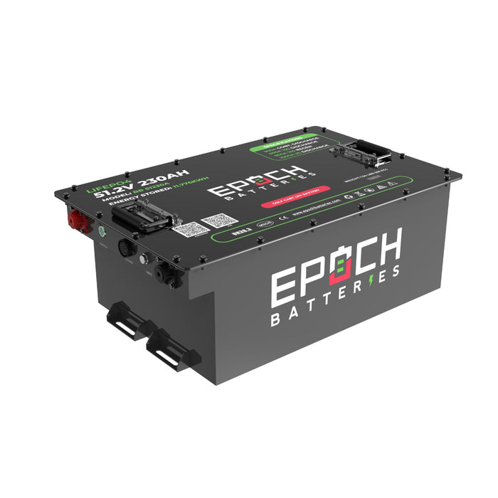 Epoch 48V 230Ah LiMax Series golf cart kit — dimensions and weight specifications