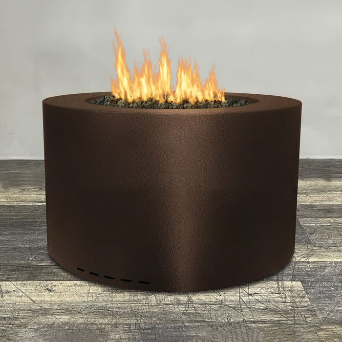 Starfire Designs Gravity 45" Round Powder Coated Steel Gas Fire Pit Starfire Designs