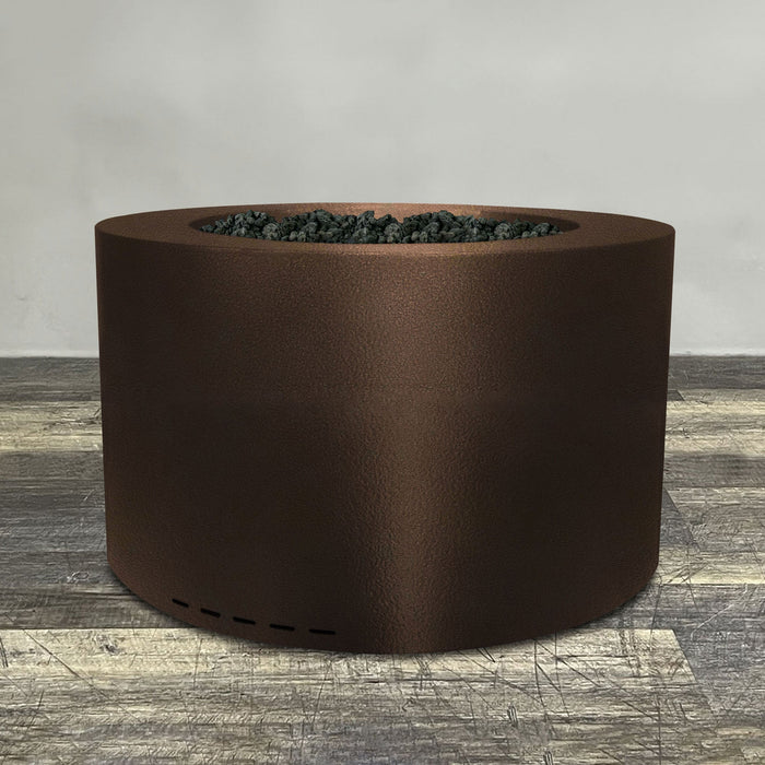 Starfire Designs Gravity 45" Round Powder Coated Steel Gas Fire Pit Starfire Designs