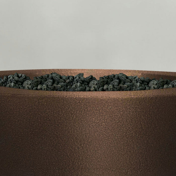 Starfire Designs Gravity 45" Round Powder Coated Steel Gas Fire Pit Starfire Designs