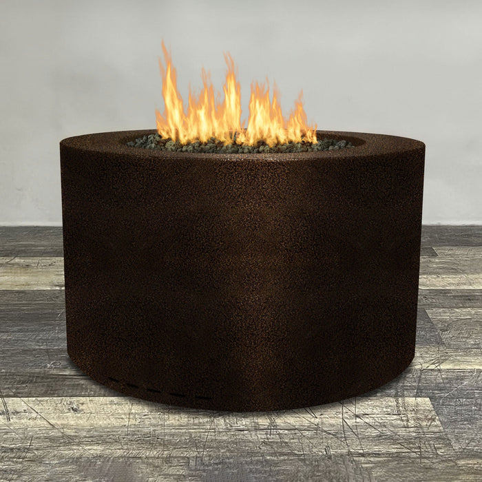 Starfire Designs Gravity 45" Round Powder Coated Steel Gas Fire Pit Starfire Designs