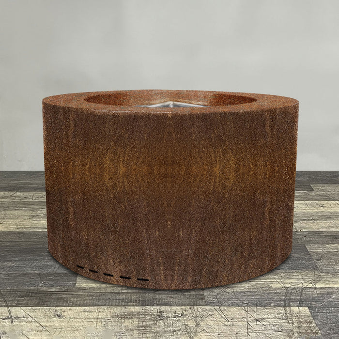 Starfire Designs Metal Gravity 45" Round Corten Steel Gas Fire Pit Starfire Designs
