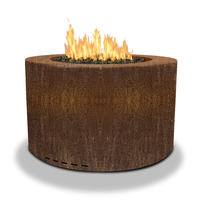 Starfire Designs Metal Gravity 45" Round Corten Steel Gas Fire Pit Starfire Designs