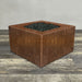 Starfire Designs Metal Gravity 45" Square Corten Steel Gas Fire Pit Starfire Designs