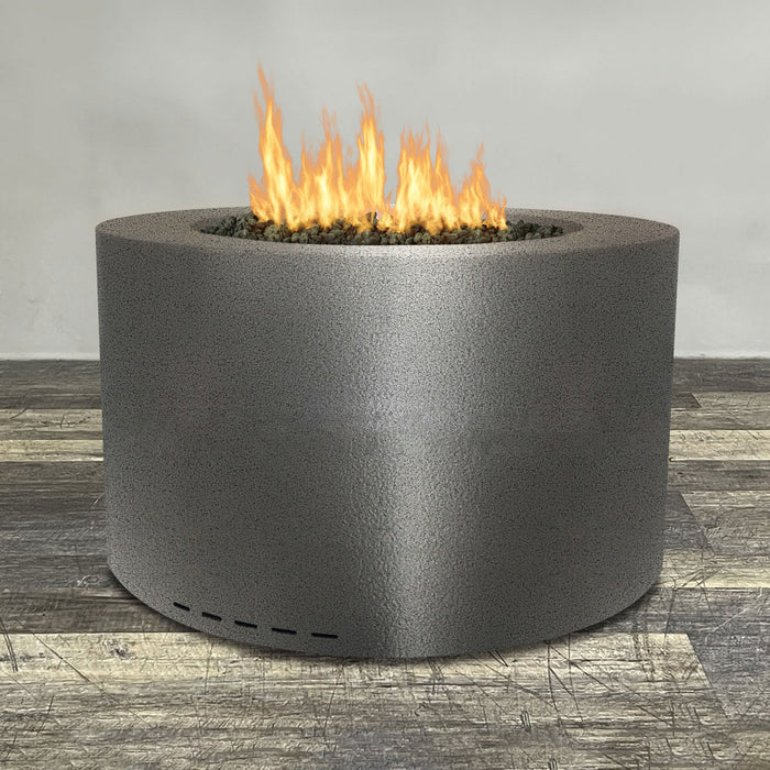 Starfire Designs Gravity 45" Round Powder Coated Steel Gas Fire Pit Starfire Designs