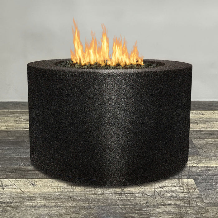 Starfire Designs Gravity 45" Round Powder Coated Steel Gas Fire Pit Starfire Designs