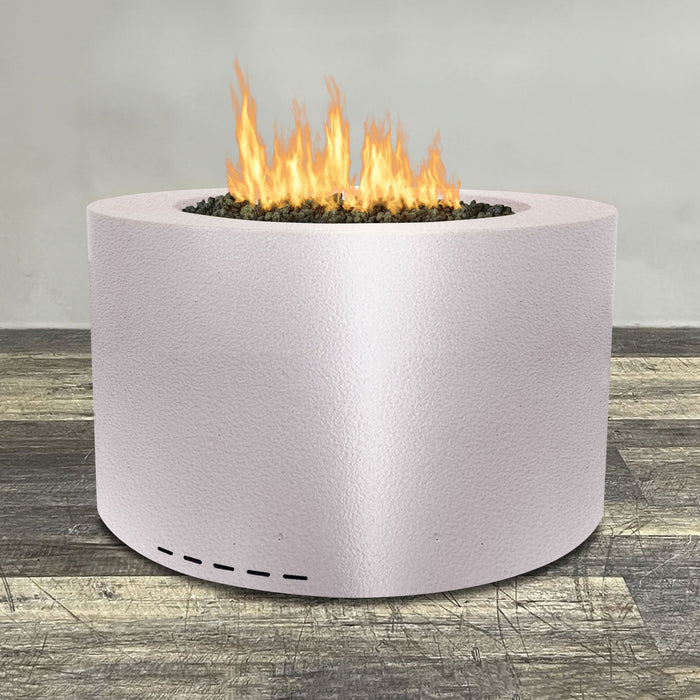 Starfire Designs Gravity 45" Round Powder Coated Steel Gas Fire Pit Starfire Designs