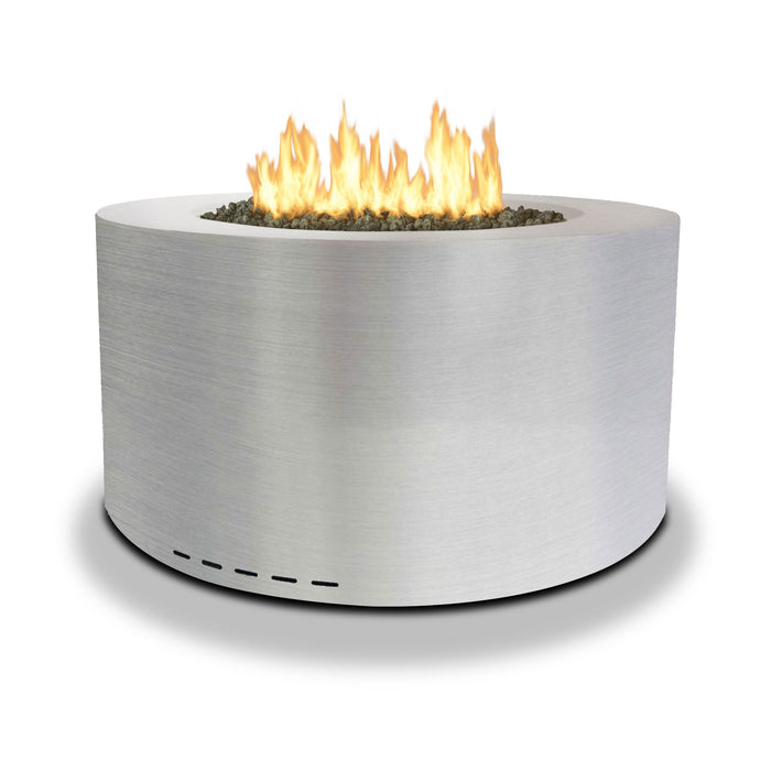 Starfire Designs Metal Gravity 45" Round Stainless Steel Gas Fire Pit Starfire Designs