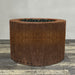 Starfire Designs Metal Gravity 45" Round Corten Steel Gas Fire Pit with Propane Tank Access Door Starfire Designs