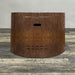 Starfire Designs Metal Gravity 45" Round Corten Steel Gas Fire Pit with Propane Tank Access Door Starfire Designs
