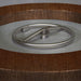 Starfire Designs Metal Gravity 45" Round Corten Steel Gas Fire Pit with Propane Tank Access Door Starfire Designs