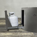 Starfire Designs Gravity Round Powder Coated Steel Gas Fire Pit with Propane Tank Access Door Starfire Designs