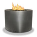 Starfire Designs Gravity Round Powder Coated Steel Gas Fire Pit with Propane Tank Access Door Starfire Designs