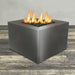 Starfire Designs Gravity Square Powder Coated Steel Gas Fire Pit with Propane Tank Access Door Starfire Designs
